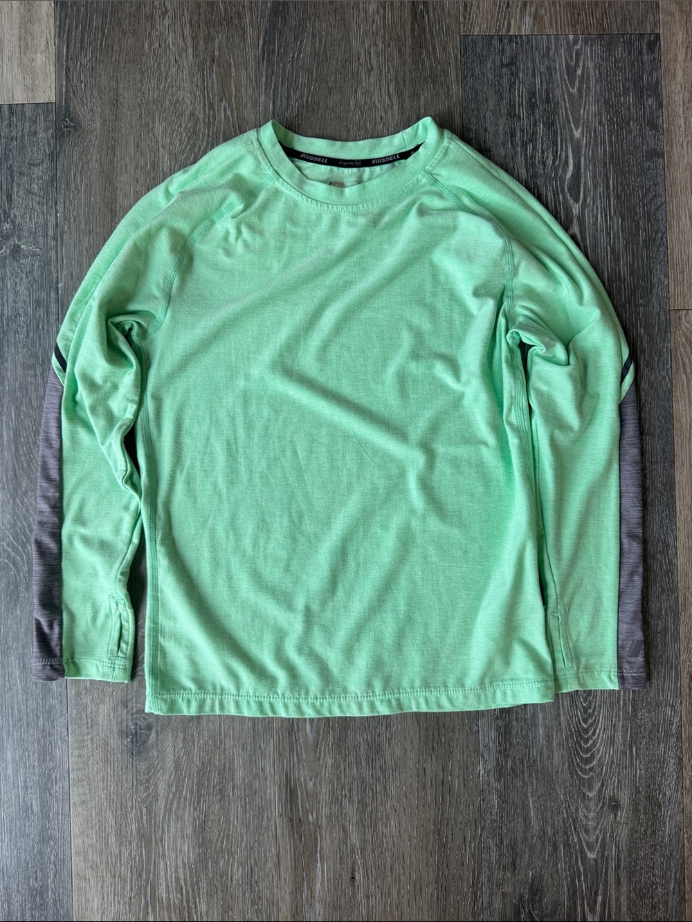 Boy’s Long Sleeve Performance Shirt - Mint Green